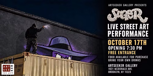 Live Street Art Performance at ArtSeeker Gallery