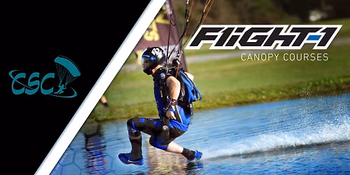 Flight-1 101\/102 Canopy Courses at CSC on 12\/13 September 2026