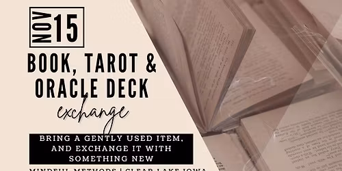 Book, Tarot & Oracle Card Deck Exchange
