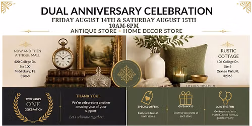 Dual Anniversary SALE