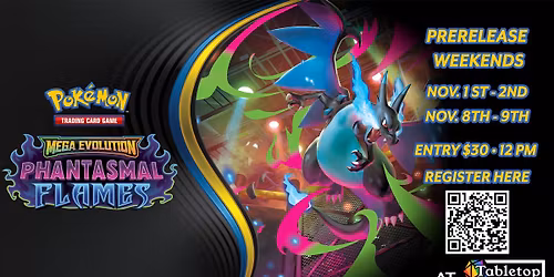 Mega Evolution: Phantasmal Flames Prerelease