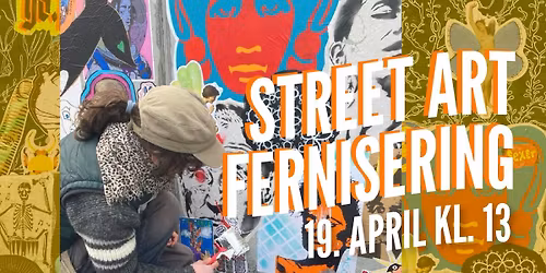 Streetart fernisering & \u00e5bent v\u00e6rksted \u00b7 PASTE-UP \ud83c\udf1f