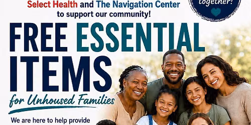 Free Essential Items for unhoused families event