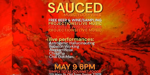 SAUCED food\/music\/vibes