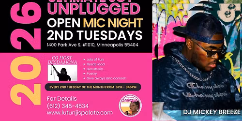 Ultimate Joy UNPLUGGED: Open Mic Night!