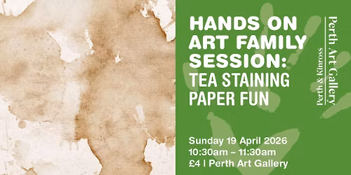 Hands-On-Art: Tea-staining Paper Workshop