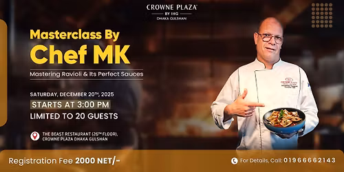 Masterclass by Chef MK \u2013 (The Art of Flavour)