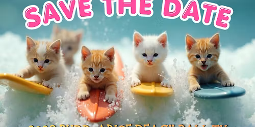 SCAS' 2026 Purr-adise Beach Paw-ty Kitten Shower