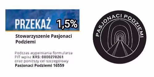 1,5 procent z PiTu dla Stowarzyszenia Pasjonaci Podziemi