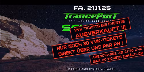 SCHILLER @ 27 Jahre TrancePort Hamburg
