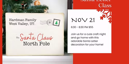 Letter to Santa Craft @ Flowerstone