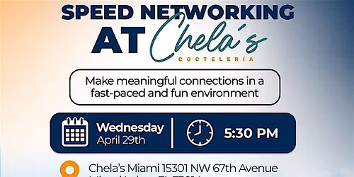 April Speed Networking Social