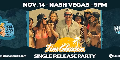 Tim Gleason Band \ud83d\udee5\ufe0f\ud83d\udee5\ufe0f\ud83d\udee5\ufe0f 'Big A$$ Boat' Release Party!