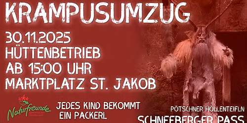 Krampusumzug 2025 / Dieses Jahr mit NEUER KRAMPUSGRUPPE!!
