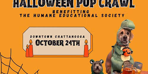 2026 Halloween Pup Crawl, benefitting HES