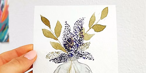 Watercolor Flower Pattern Workshop Lisbon