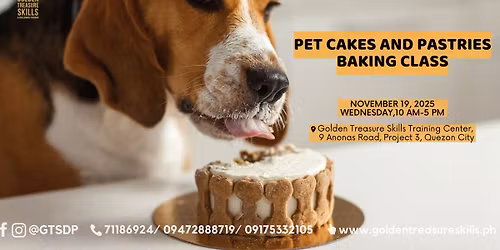 Pet Cakes and Pastries Baking Class