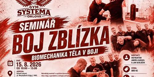 \u2694\ufe0f\ud83e\udde0 Semin\u00e1\u0159 \u201eBOJ ZBL\u00cdZKA \u2013 biomechanika t\u011bla v boji\u201c