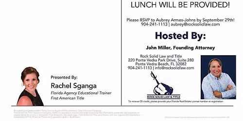 Realtor CE Luncheon: Financial Abuse of Elders