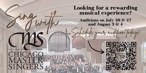 Auditions! Sing with CMS!