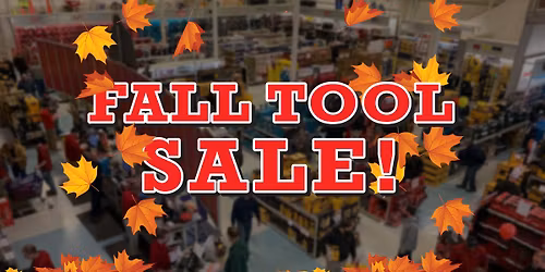 Fall Tool Sale