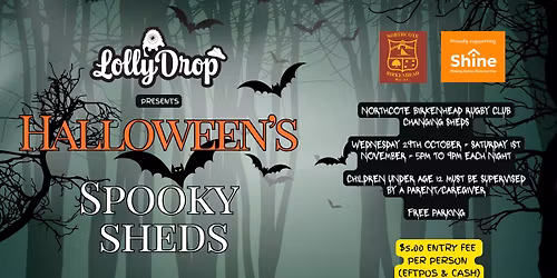 Halloween at The Spooky Sheds Wed 29 Oct 2025