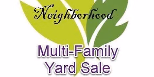 Groesbeck Neighborhood ANNUAL Multi-Family Yard Sale