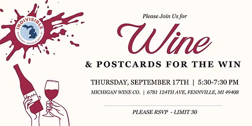 Wine & Postcards for the Win