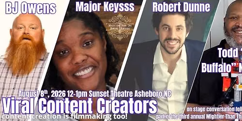 Viral Content Creators On Stage Open Discussion at Sunset Theatre for MTTS Awards Sunset Film Fest