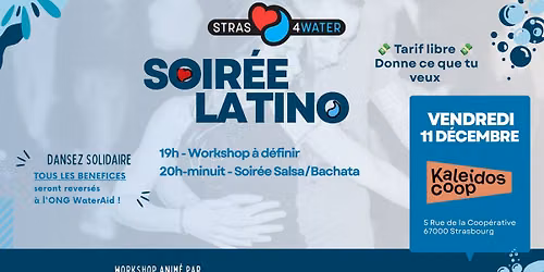 Soir\u00e9e Salsa \/ Bachata caritative