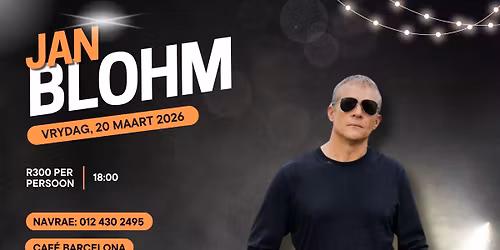 Jan Blohm by Caf\u00e9 Barcelona, Pretoria