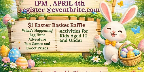 Aunt Sarah\u2019s Playground 3rd Annual Community Easter Egg Hunt