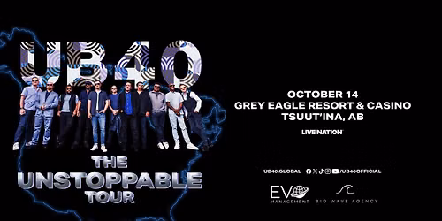 UB40 - THE UNSTOPPABLE TOUR 2026