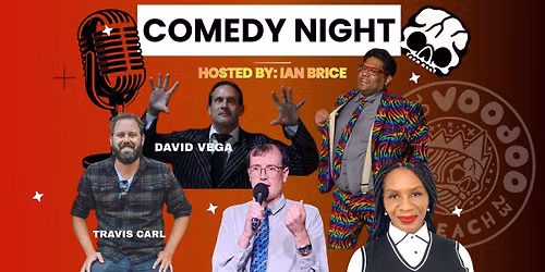 Comedy Night at Voodoo \ud83d\ude02 | Comics. Cold Drinks. Lots of Laughter!.