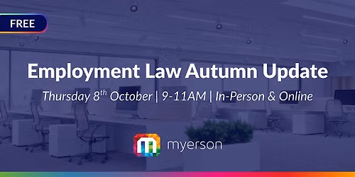 Employment Law Autumn Update