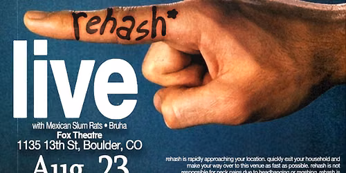 Rehash with Mexican Slum Rats, Bruha | Fox Theatre