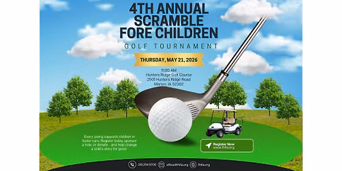 Scramble Fore Children Golf Event