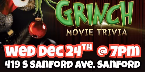 The Grinch Trivia @ Wops Hops Sanford