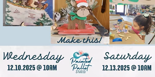 12\/10 & 12\/13 @10am - Ten on the Sled -storytime and a craft- St Augustine, FL.