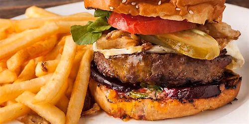 National Cheeseburger Day at Bluewater Boathouse Seafood Grill