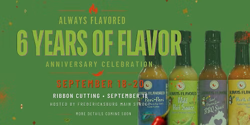\ud83c\udf89 Always Flavored is turning 6! \ud83c\udf89