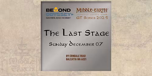 The Last Stage - MESBG GT Series Final