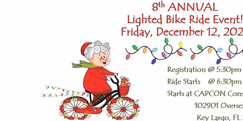 Lighted Bike Ride - Key Largo