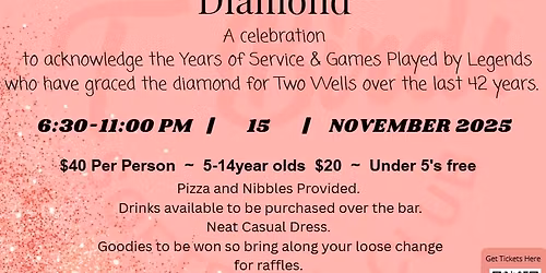 Two Wells Softball Club Presents Legends of the Diamond