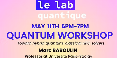 Toward hybrid quantum-classical HPC solvers
