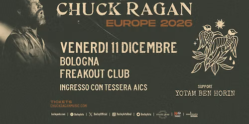 Chuck Ragan | Europe 2026 | Live in Bologna