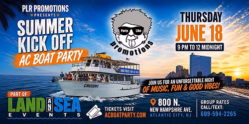 Atlantic City Summer Kick-Off Boat Party