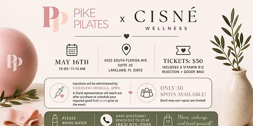 Pike Pilates x Cisne Wellness