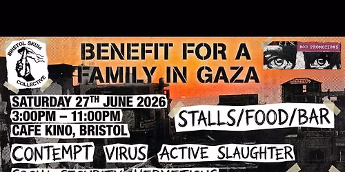 Benefit for Gaza - 7 Band Anarcho Extravaganza !
