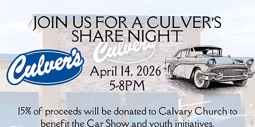 Culver\u2019s Share Night